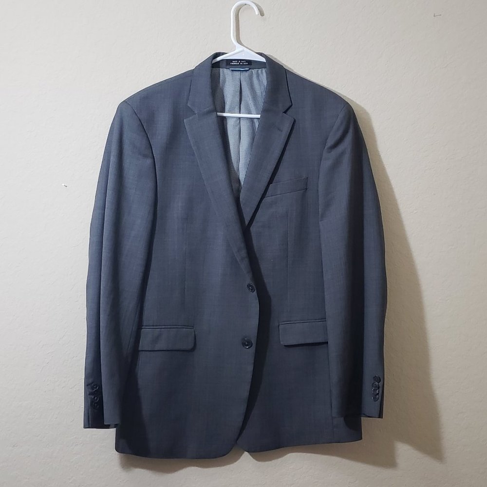TOMMY HILFIGER 100% worsted wool jacket Blazer  SIZE 42R